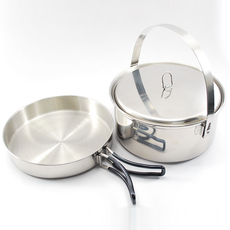 4P roestvrijstalen campingpann - Camp Spork Set recensie en prijs