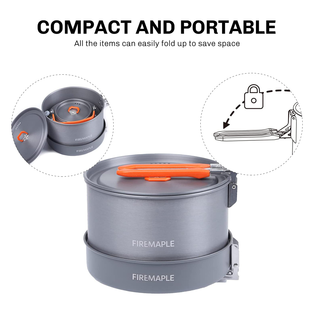 Fire Maple Camping Kookgerei G - Camping Cooking Set With Kettle recensie en prijs