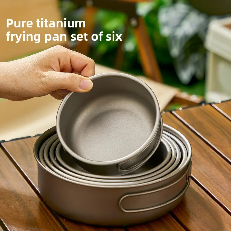 Titanium Outdoor Pot Set Pickn - Camping Lightweight Cooking Pot recensie en prijs