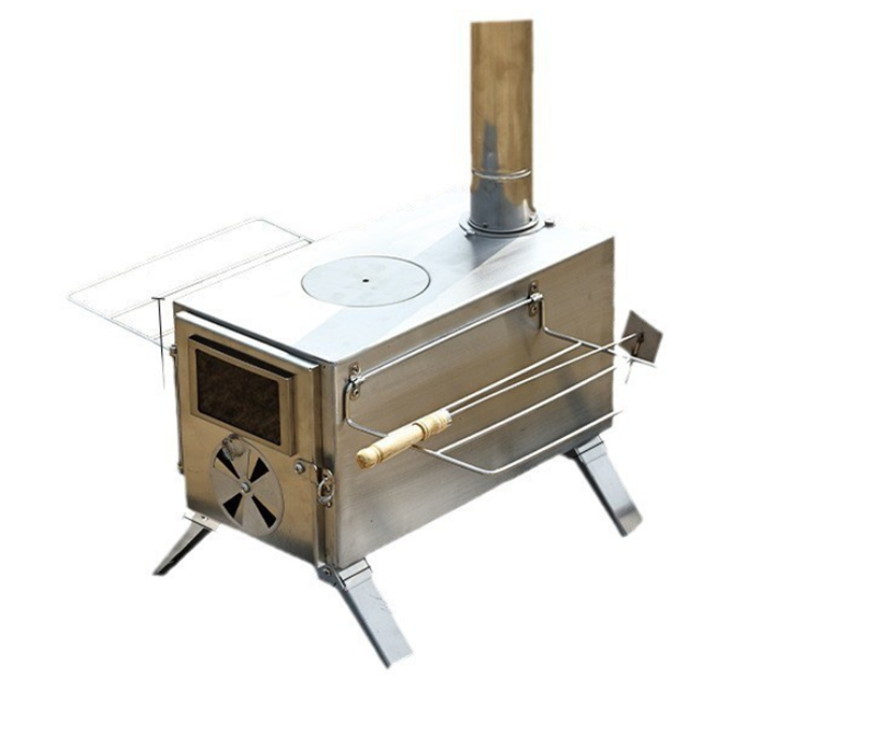 Draagbare roestvrijstalen BBQ- - Camping Cooking Ovens recensie en prijs