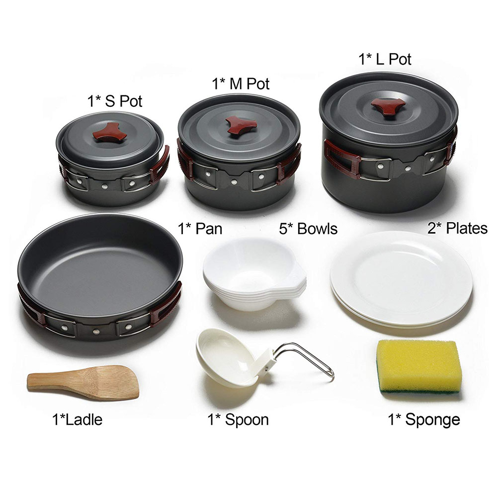 Outdoor Camping Kookgerei Kit  - Camping Lightweight Cooking Pot recensie en prijs