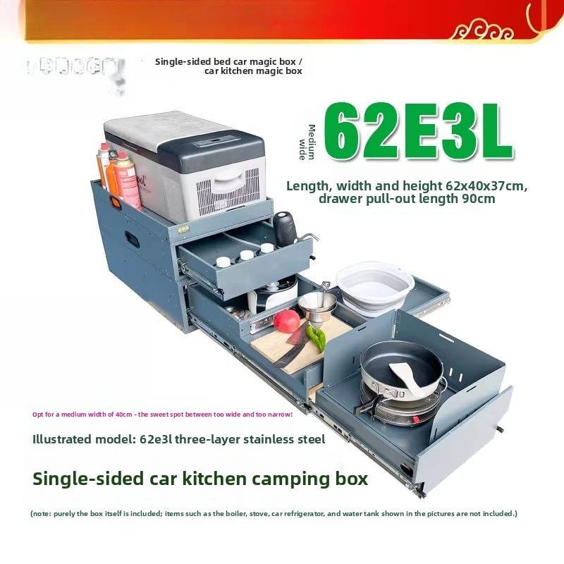 Draagbare achterklepkeuken & o - Camping Cooking Kitchen recensie en prijs